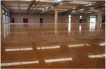 金剛砂耐磨地坪施工后的地面為何能長久保持光亮？