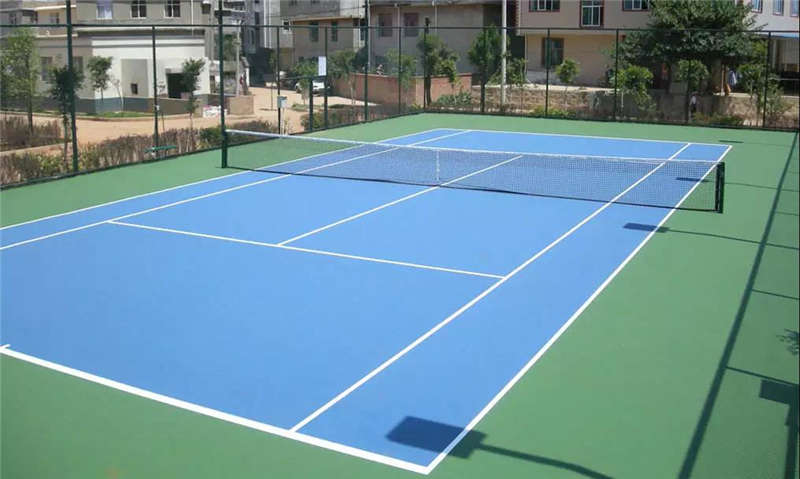 傾盆大雨來襲，丙烯酸球場地坪是如何從容面對？