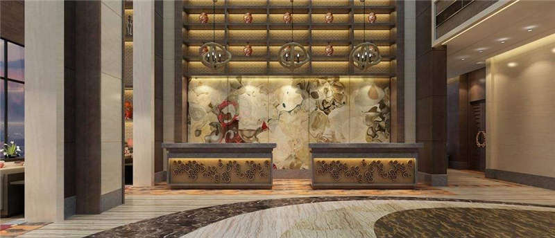 酒店大堂的地面裝修材料，可以嘗試用環(huán)氧水磨石地坪哦！